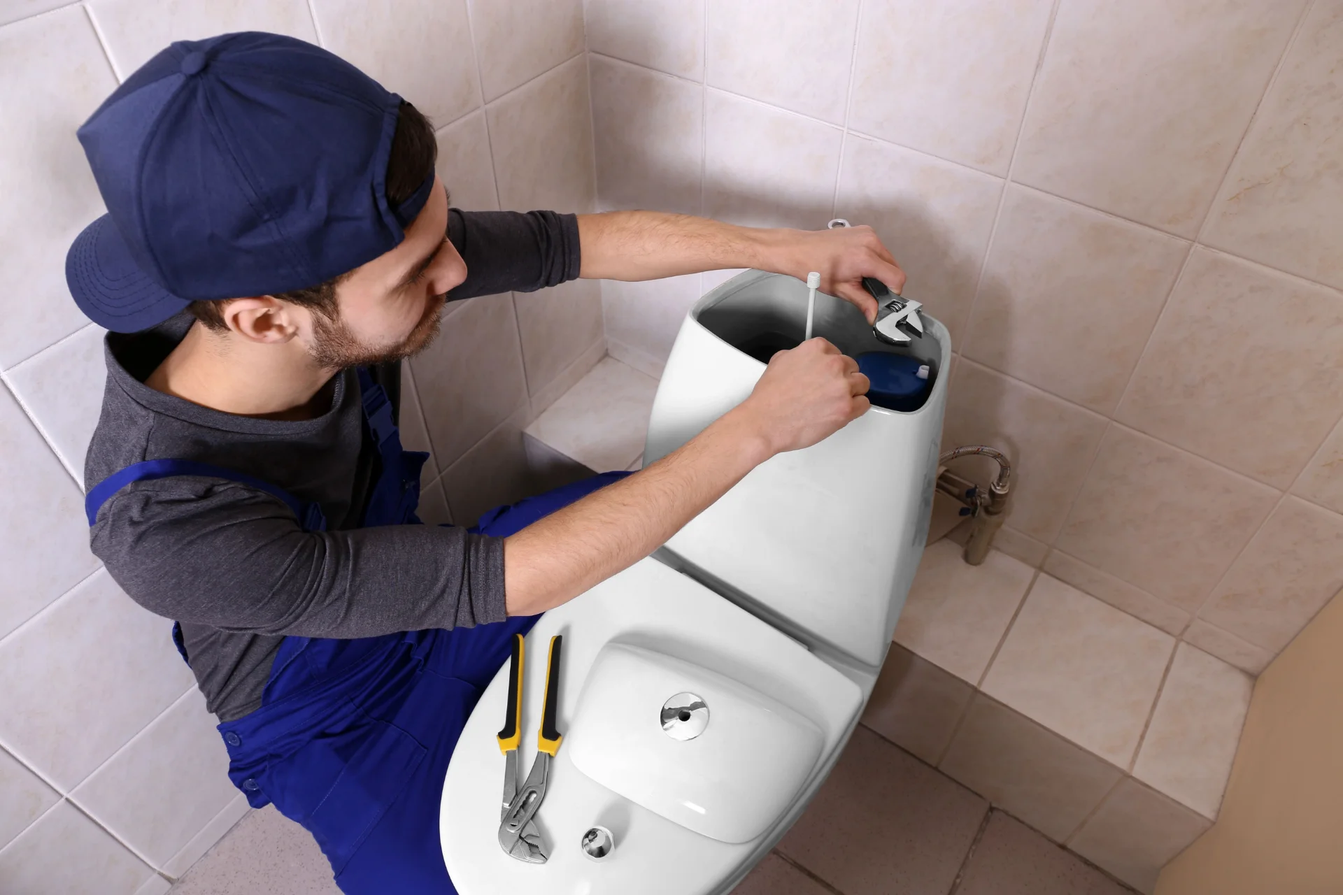 Professional toilet repair service