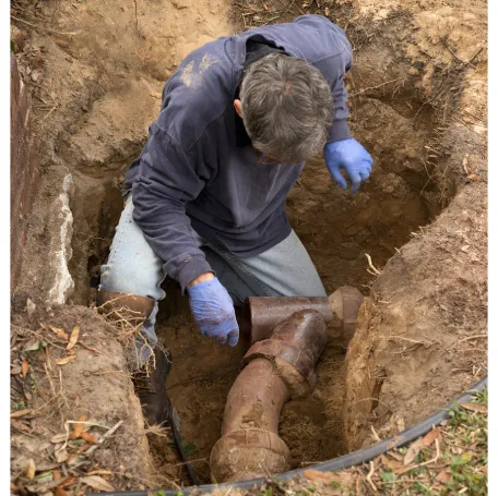 Sewer line repair and replacement