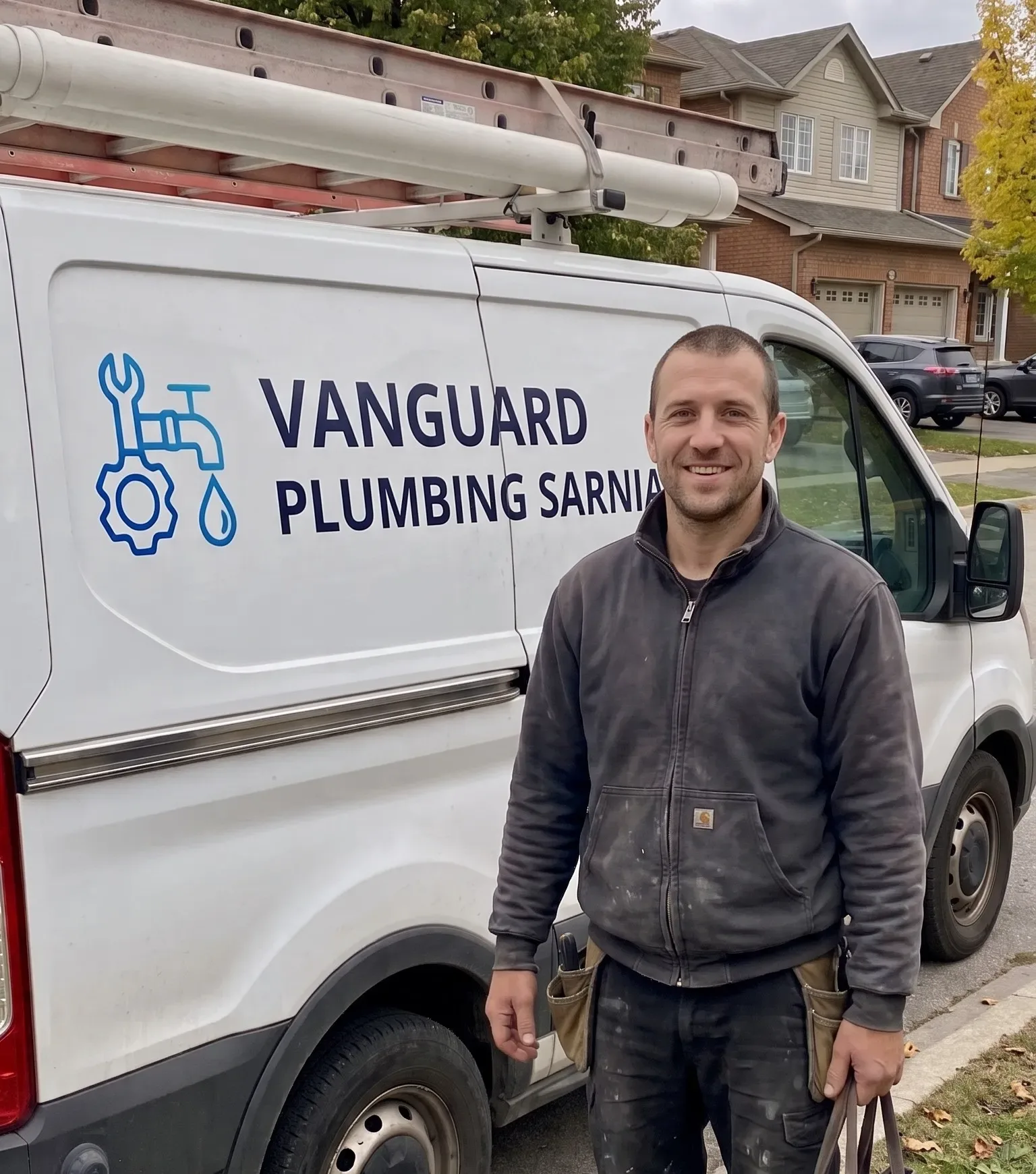 Plumber ready to book a service call in Sarnia